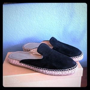 Prada 41 Espadrille Mule Black
